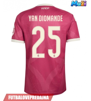 Lacne Muži Futbalové dres Real Madrid Yan Diomande #25 2026-27 Krátky Rukáv - Tretina